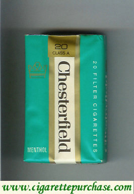 Chesterfield Menthol cigarettes Filter